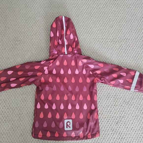 Kids Fleece Lined Rainjacket Size 6 - Picture 5 of 6